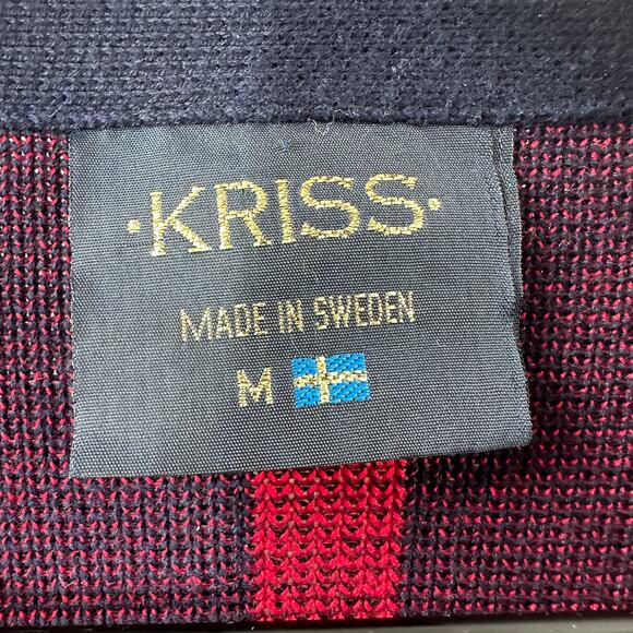 Vintage Kriss Sweden Knit Open Front Oversized Long Cardigan Sweater Size Medium - Picture 7 of 8